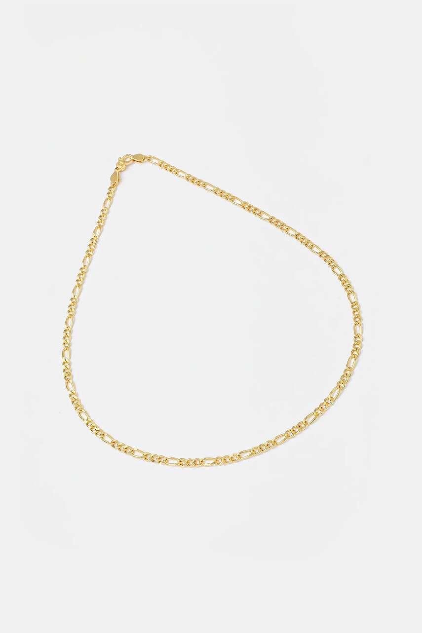 Pozlátený náhrdelník Tom Wood Bo Chain Medium Gold