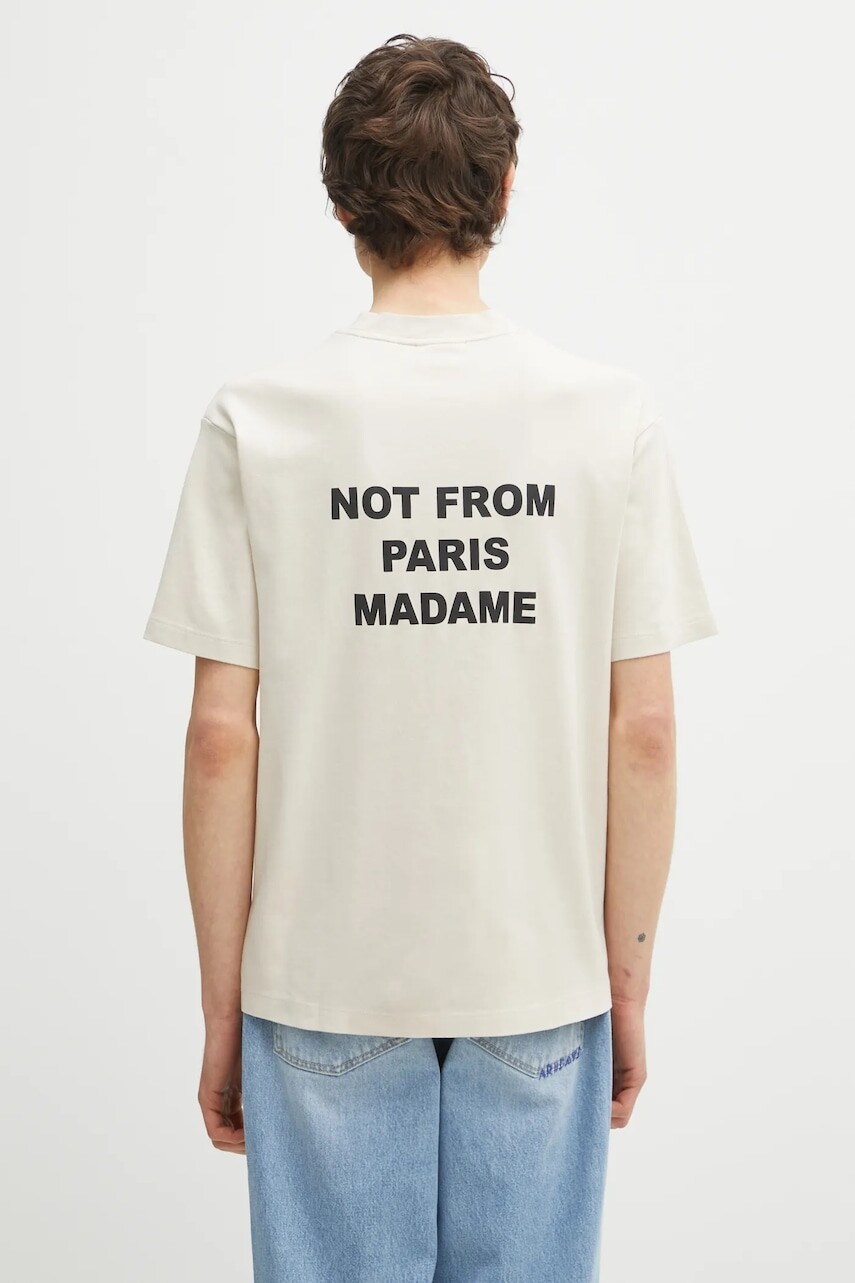 Bavlnené tričko Drôle de Monsieur Le T-Shirt Slogan