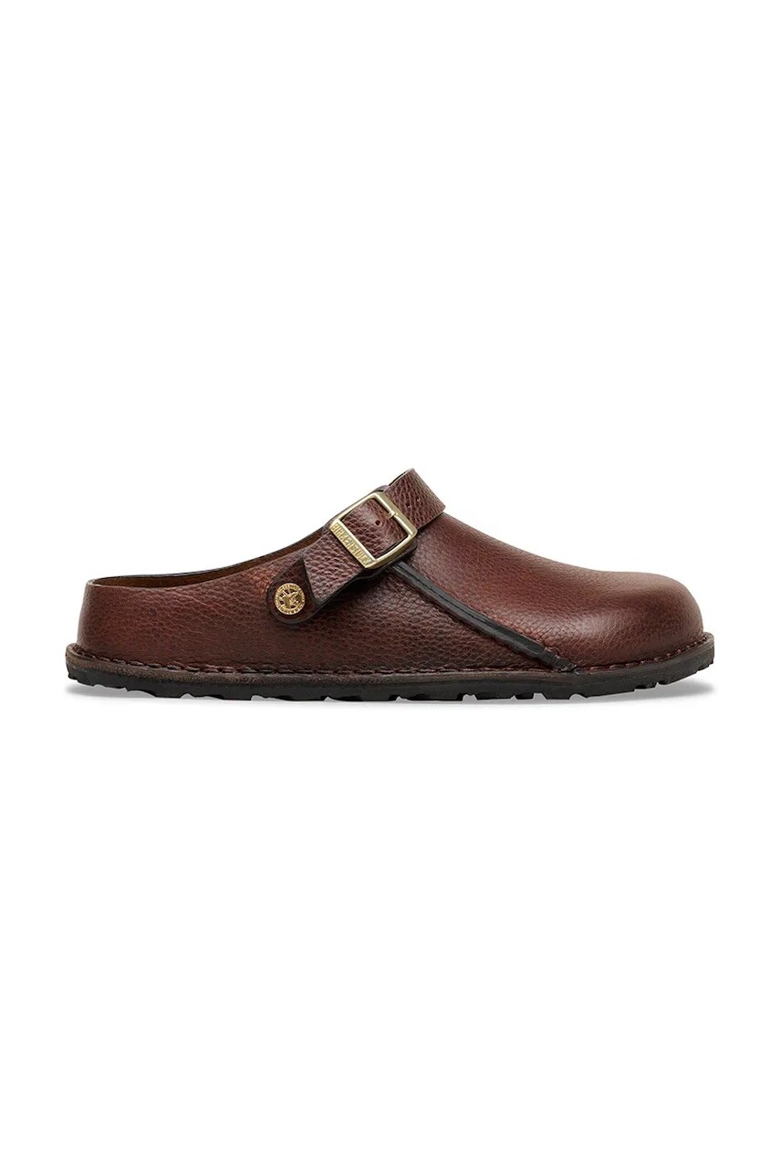 Birkenstock šľapky mules pánske kožené Lutry