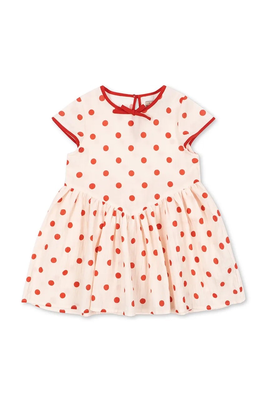 Dievčenské bavlnené šaty Konges Sløjd VIVO DRESS GOTS
