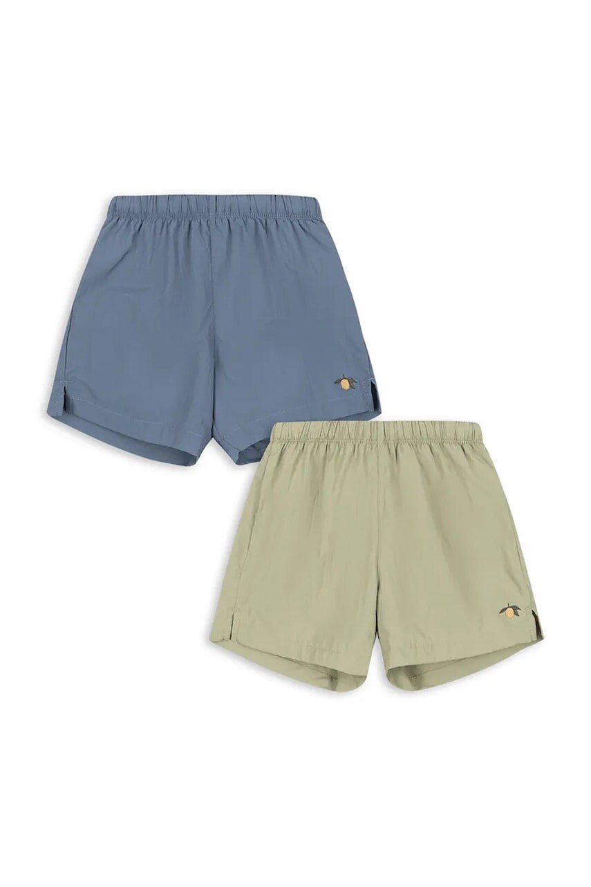 Detské plavkové šortky Konges Sløjd 2 PACK POMIO SWIM SHORTS GRS 2-pak