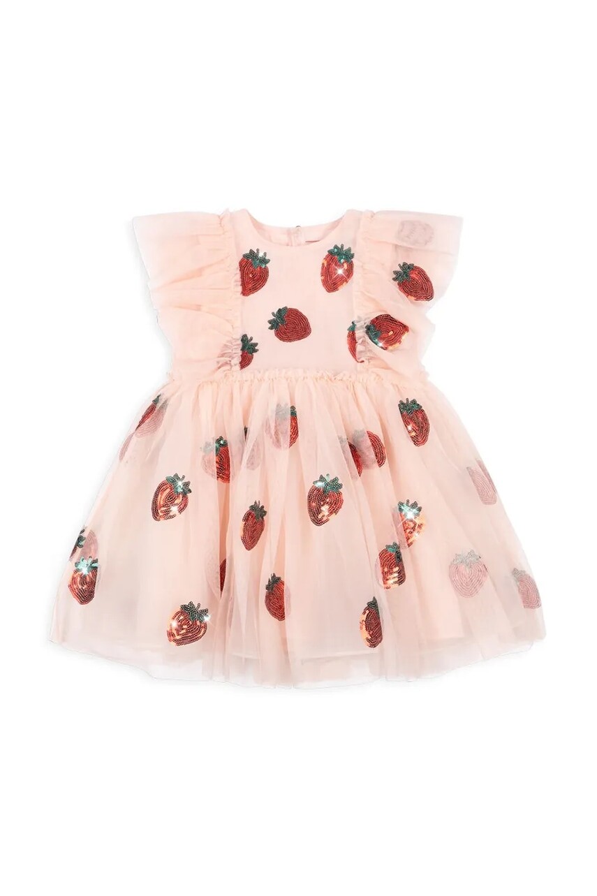 Dievčenské šaty Konges Sløjd YVONNE FRILL DRESS