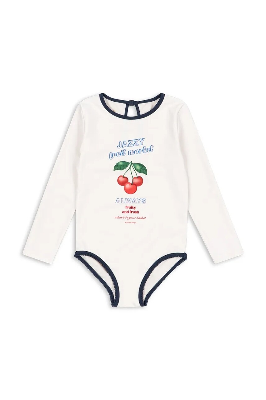 Jednodielne detské plavky Konges Sløjd VILJA LS SWIMSUIT GRS