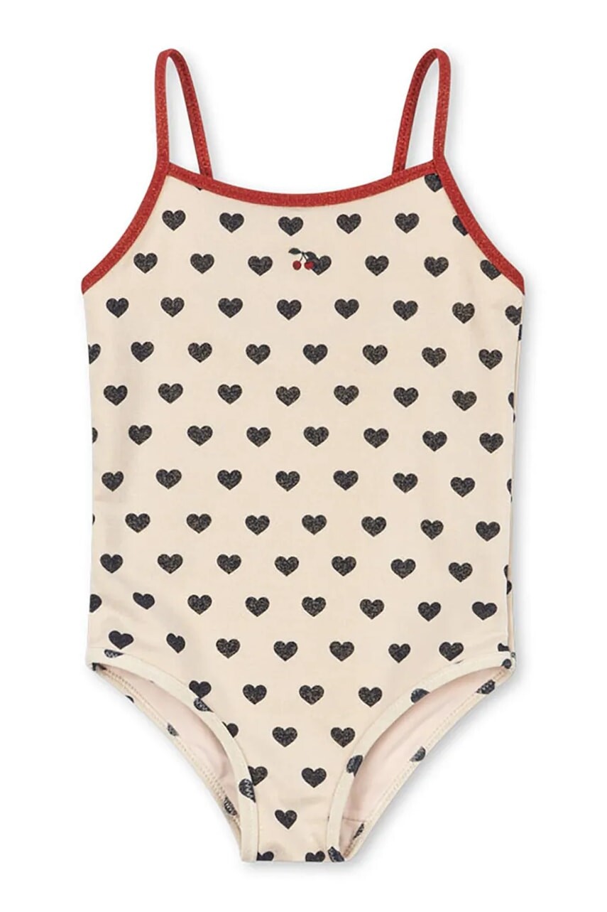 Jednodielne detské plavky Konges Sløjd MANON GLITTER SWIMSUIT