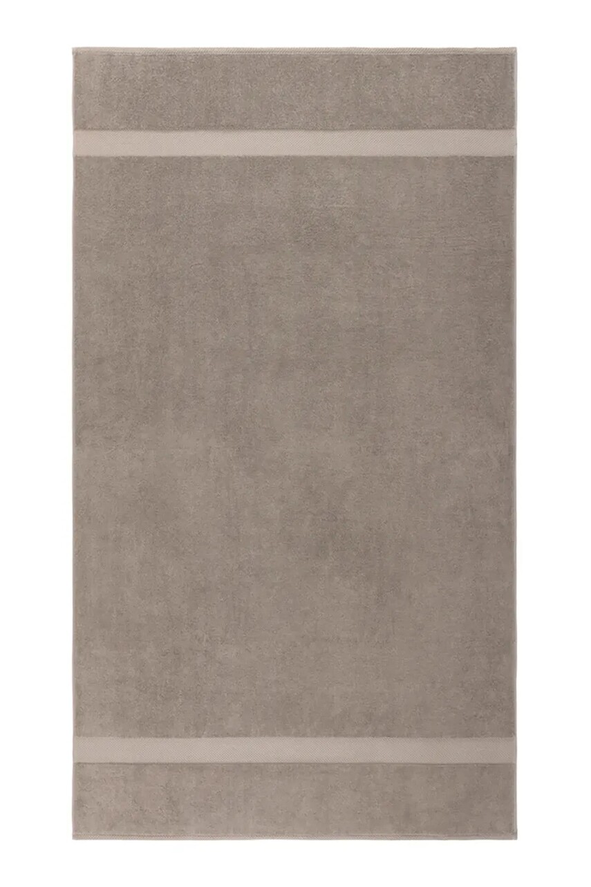 Veľký bavlnený uterák Ralph Lauren DULANEY Fog 100 x 183 cm