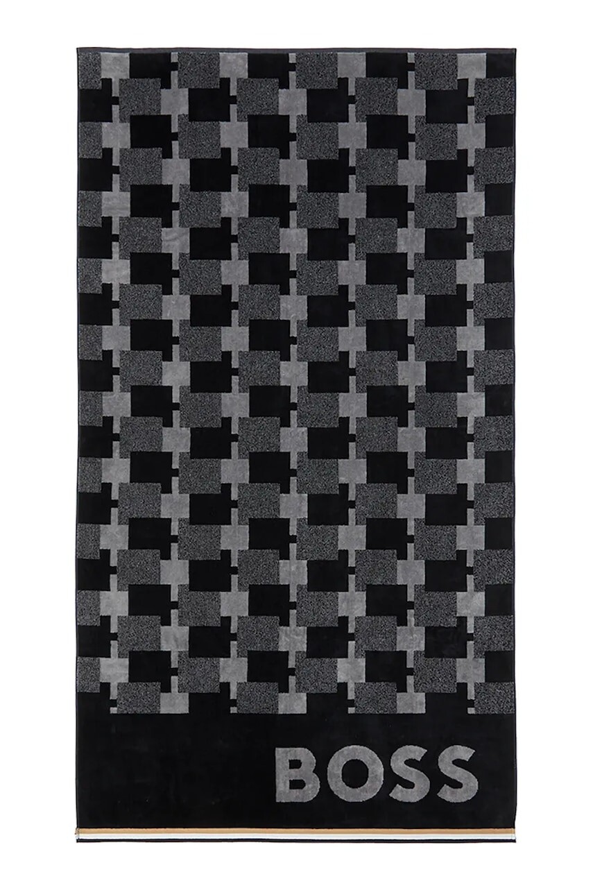 Bavlnený plážový uterák BOSS CUBO 90 x 160 cm