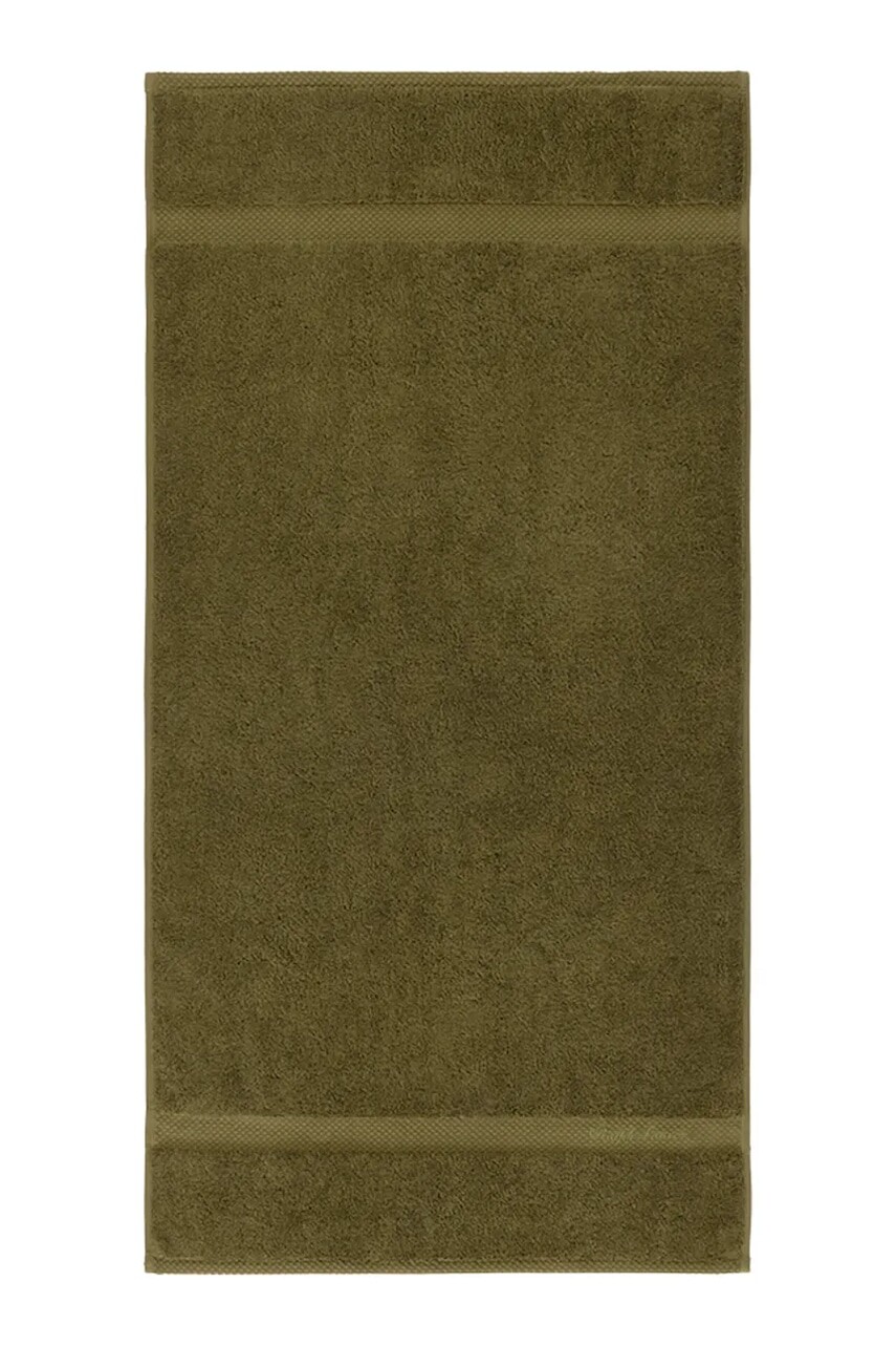 Malý bavlnený uterák Ralph Lauren DULANEY Olive 50 x 100 cm