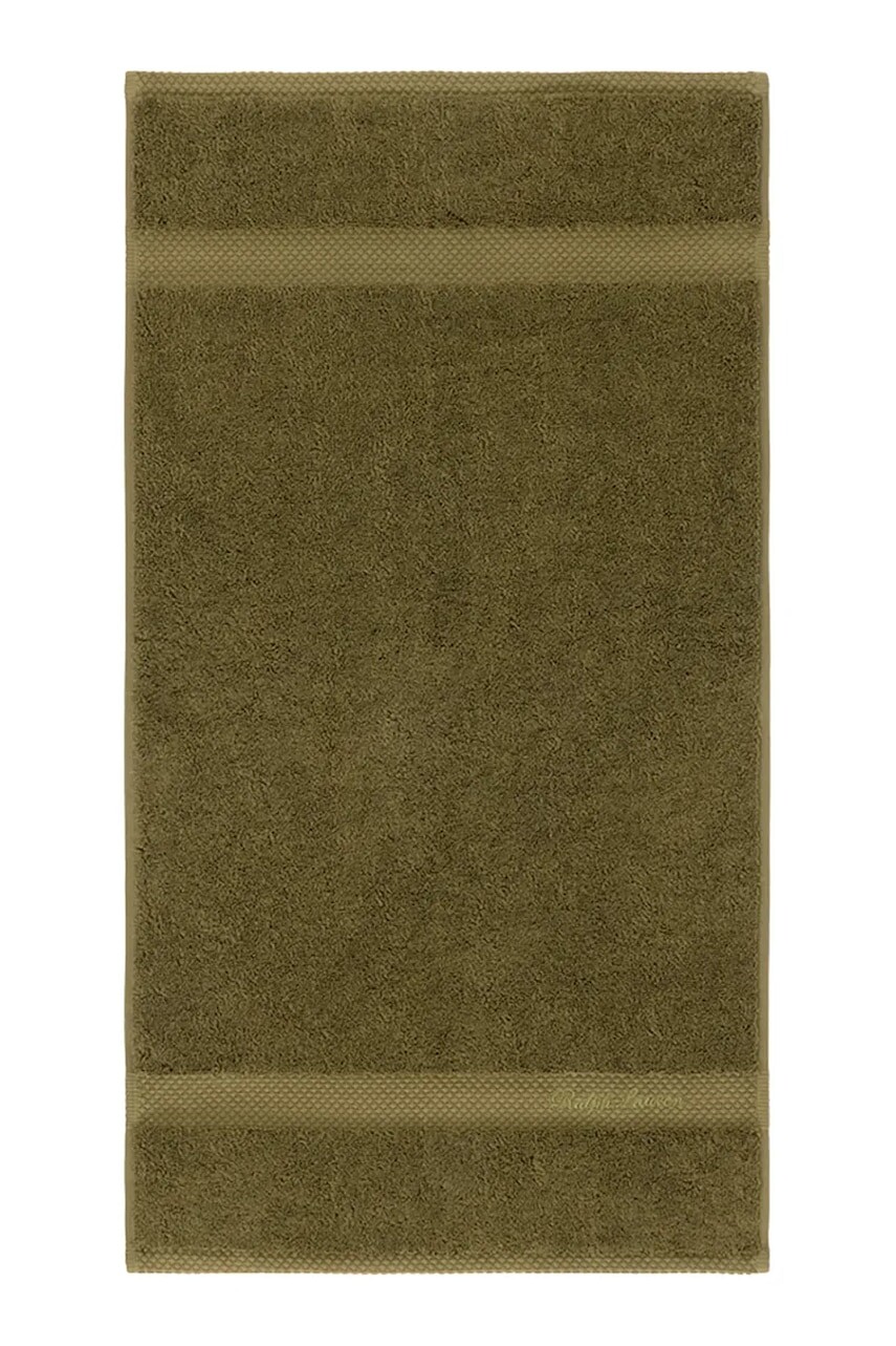 Malý bavlnený uterák Ralph Lauren DULANEY Olive 42 x 70 cm