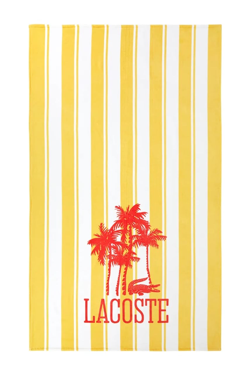 Bavlnený plážový uterák Lacoste LFANCY 100 x 170 cm
