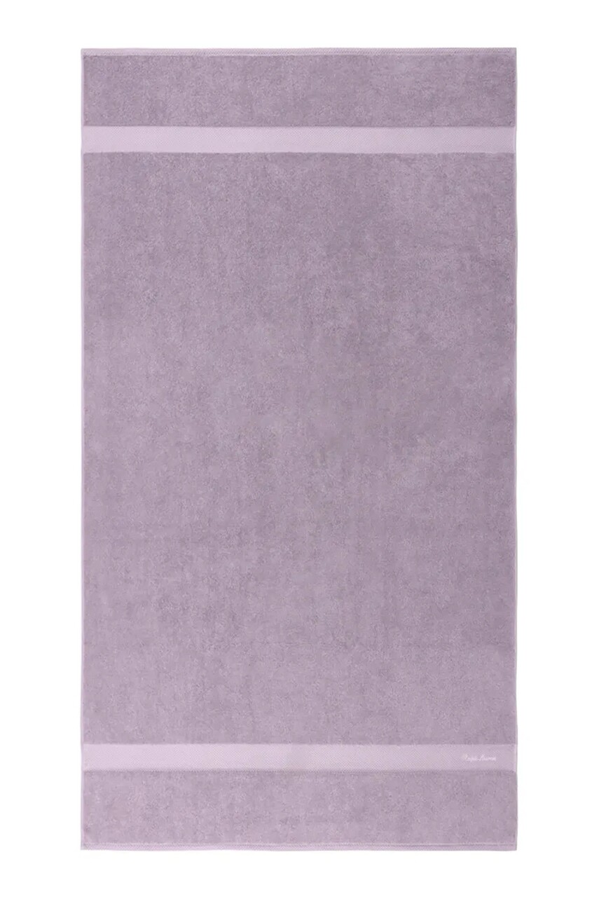 Veľký bavlnený uterák Ralph Lauren DULANEY Lilac 100 x 183 cm