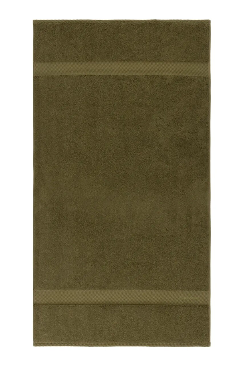 Stredný bavlnený uterák Ralph Lauren DULANEY Olive 75 x 137 cm