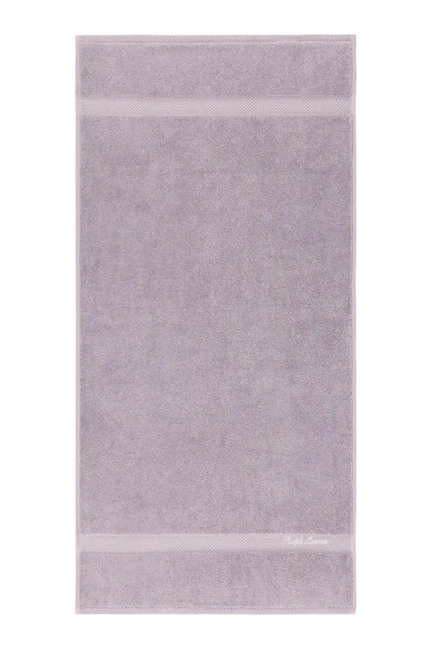 Malý bavlnený uterák Ralph Lauren DULANEY Lilac 50 x 100 cm