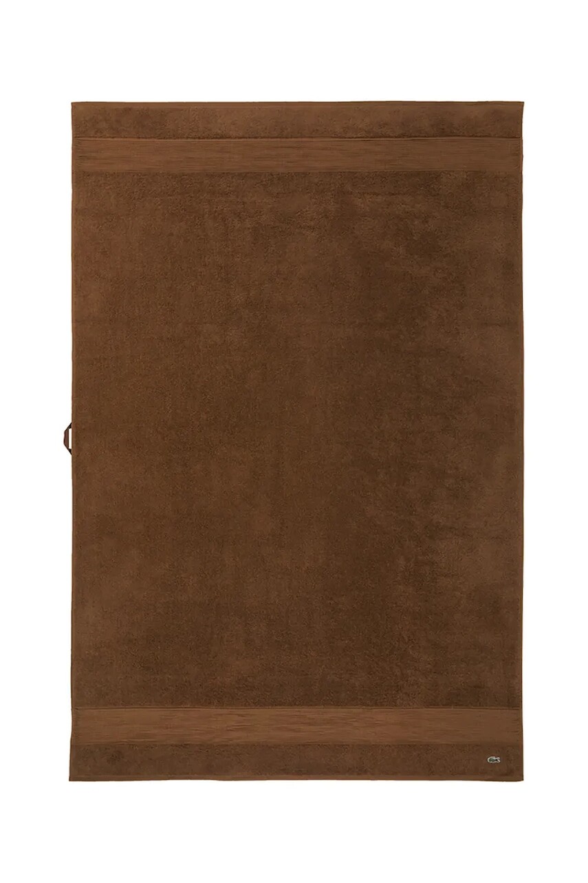 Malý bavlnený uterák Lacoste LLECROCO Pecan 100 x 150 cm