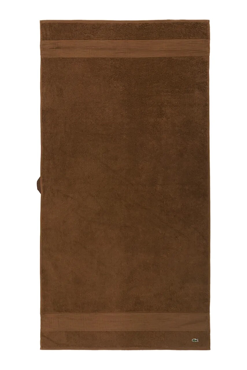 Stredný bavlnený uterák Lacoste LLECROCO Pecan 70 x 140 cm