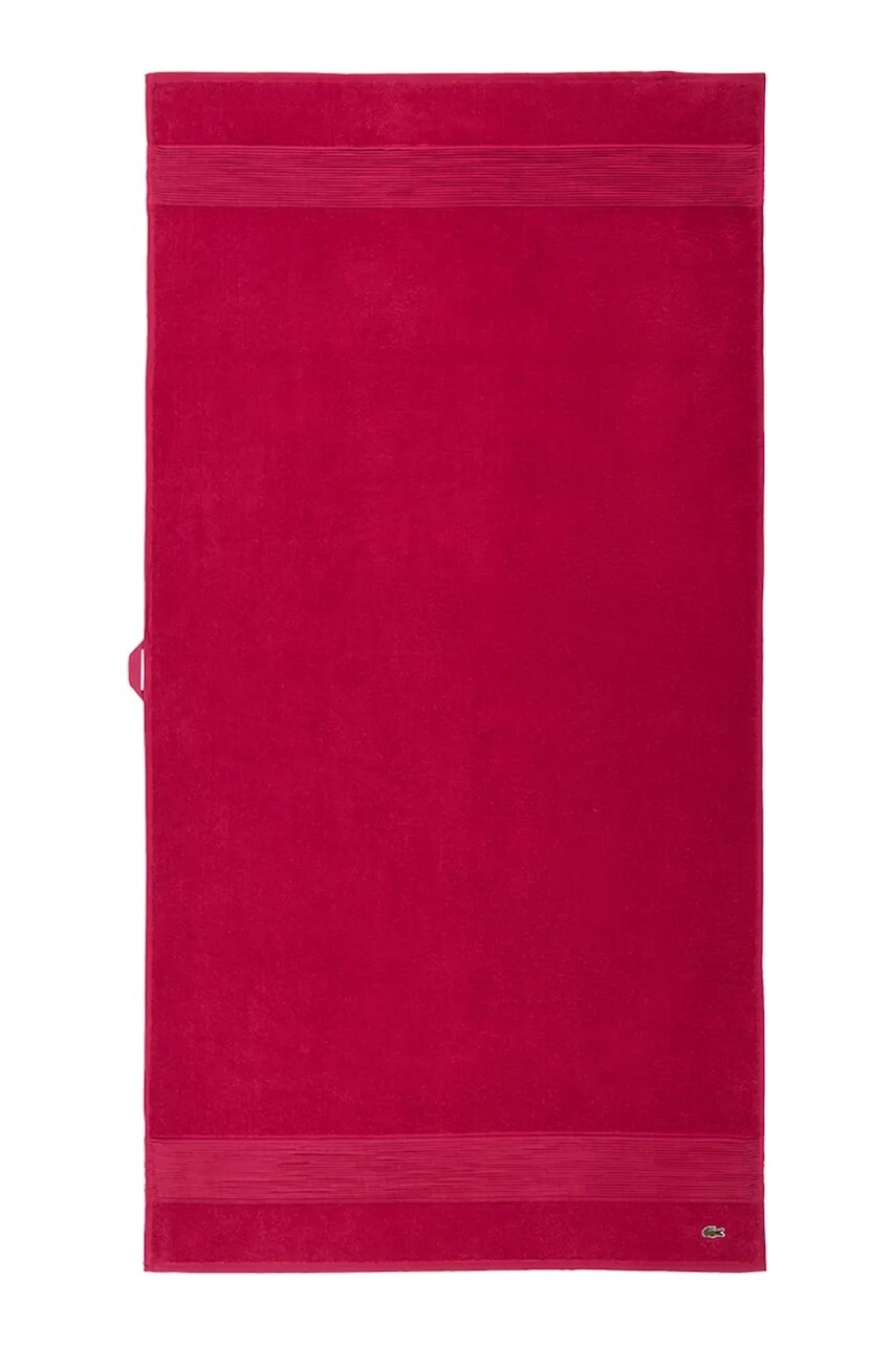 Stredný bavlnený uterák Lacoste LLECROCO Bigarreau 70 x 140 cm