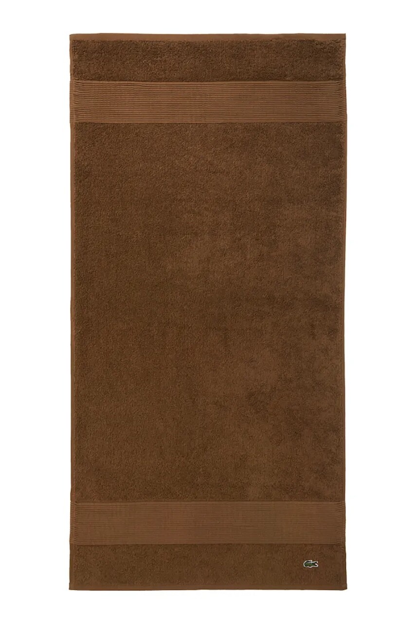 Malý bavlnený uterák Lacoste LLECROCO Pecan 50 x 100 cm