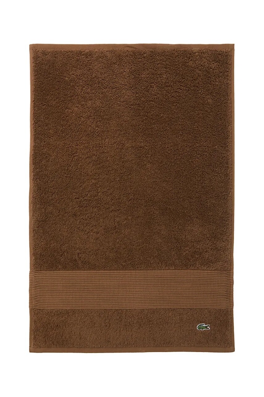 Malý bavlnený uterák Lacoste LLECROCO Pecan 40 x 60 cm