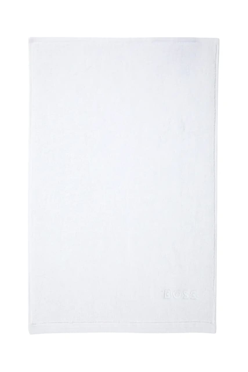 Malý bavlnený uterák BOSS EDGE White 40 x 60 cm