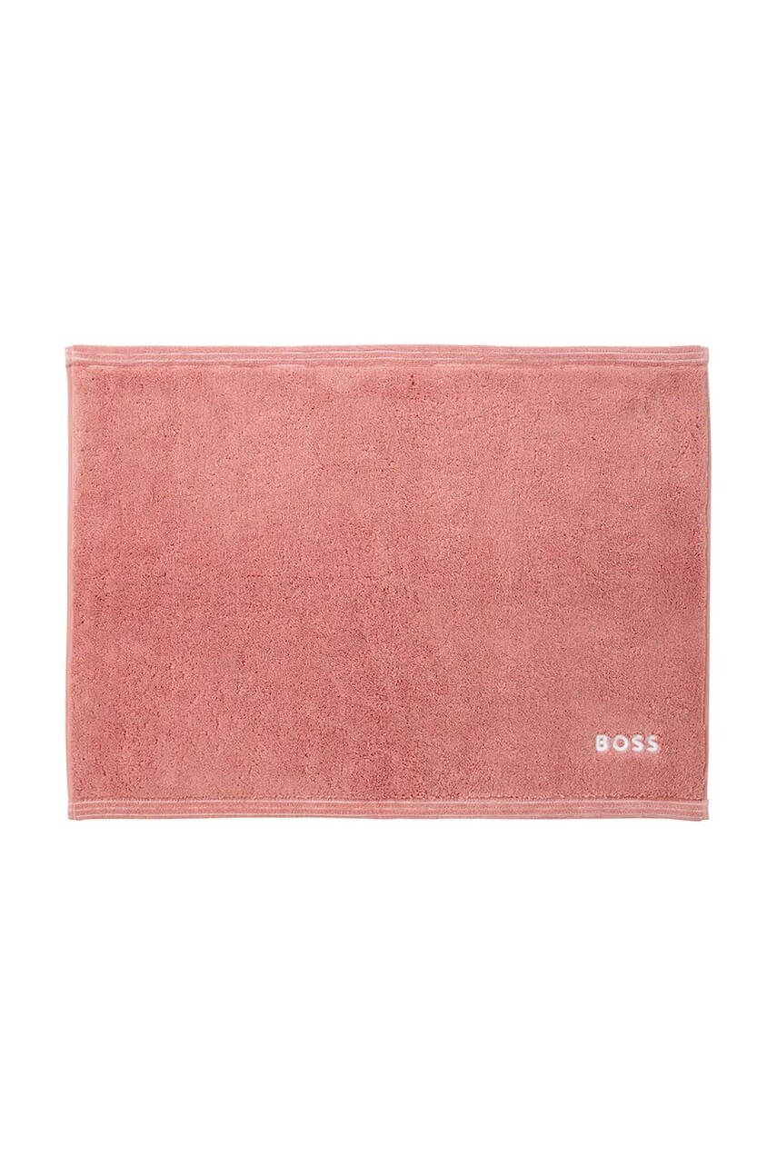 Bavlnený kúpeľňový koberec BOSS EDGE Blush 50 x 70 cm