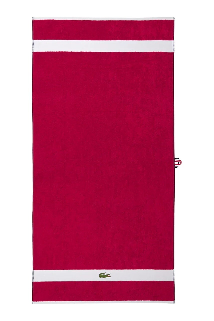 Veľký bavlnený uterák Lacoste LCASUAL Bigarreau 90 x 150 cm