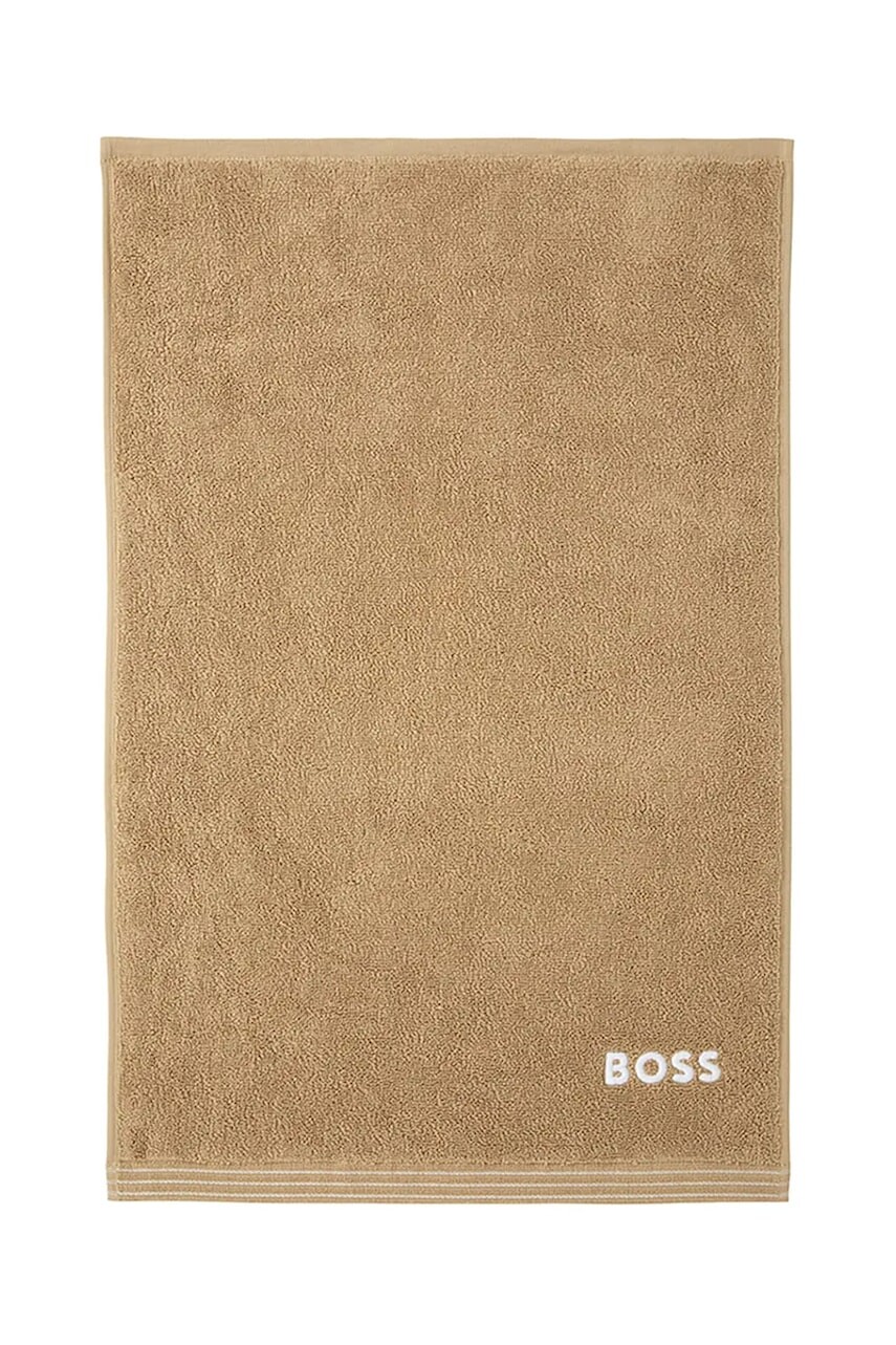 Malý bavlnený uterák BOSS EDGE Pecan 40 x 60 cm