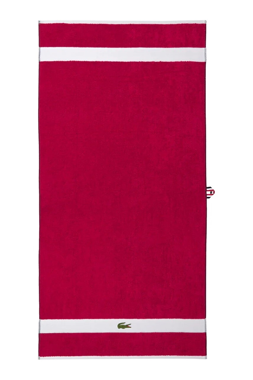 Stredný bavlnený uterák Lacoste LCASUAL Bigarreau 70 x 140 cm