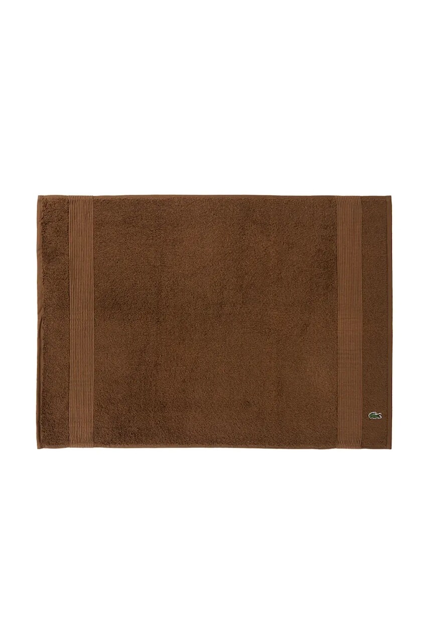 Bavlnený kúpeľňový koberec Lacoste LLECROCO Pecan 50 x 70 cm