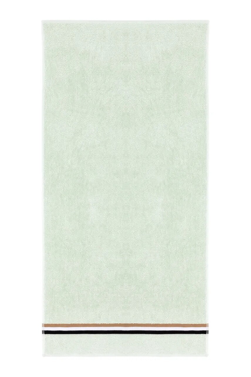 Stredný bavlnený uterák BOSS BLINEA Celadon 70 x 140 cm