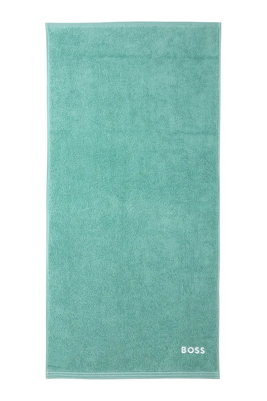 Malý bavlnený uterák BOSS EDGE Lagoon 50 x 100 cm