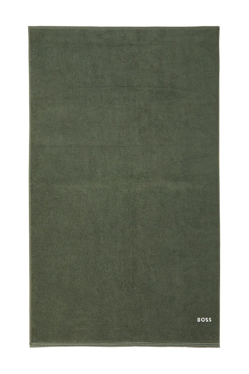 Veľký bavlnený uterák BOSS EDGE Lichen 100 x 150 cm