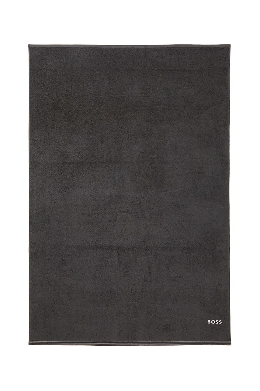 Veľký bavlnený uterák BOSS EDGE Graphite 100 x 150 cm