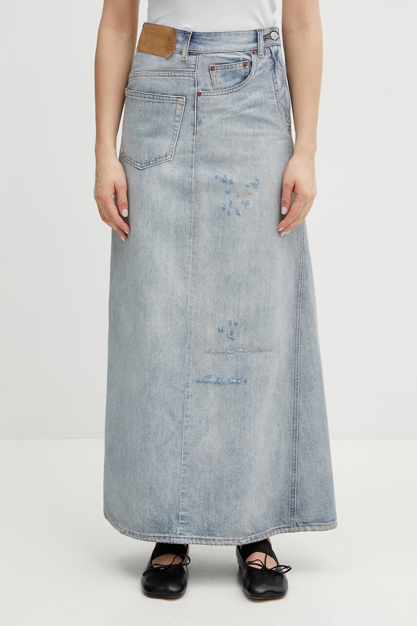 Rifľová sukňa MM6 Maison Margiela