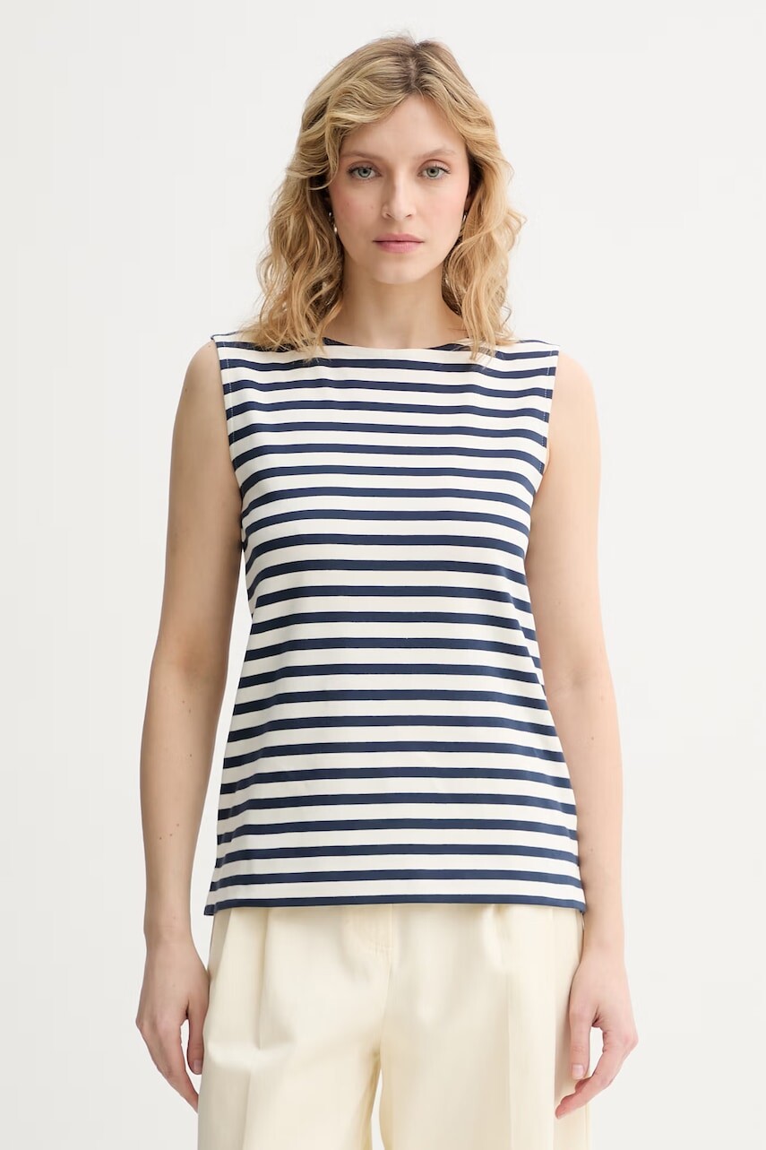 Weekend Max Mara top dámsky bavlnený MULTIH