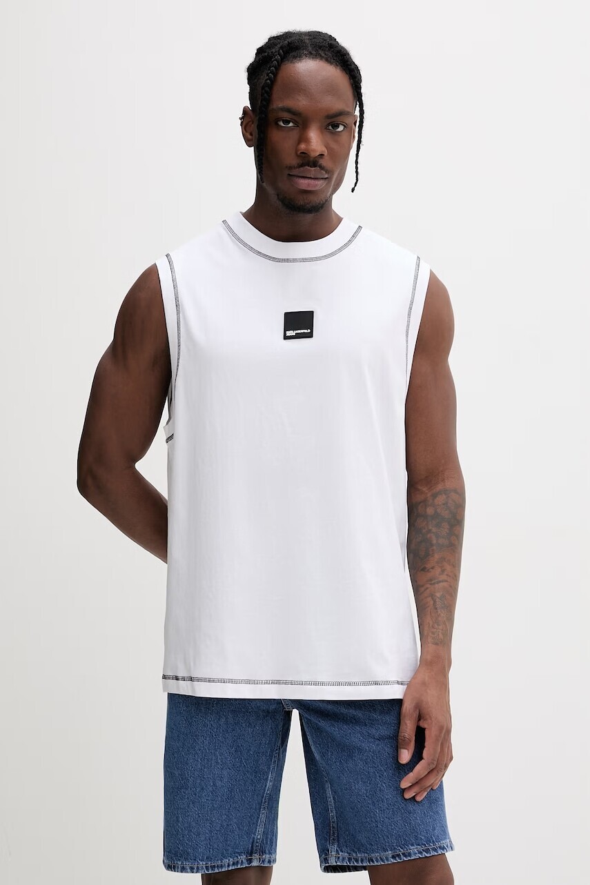 Karl Lagerfeld Jeans top pánsky bavlnený