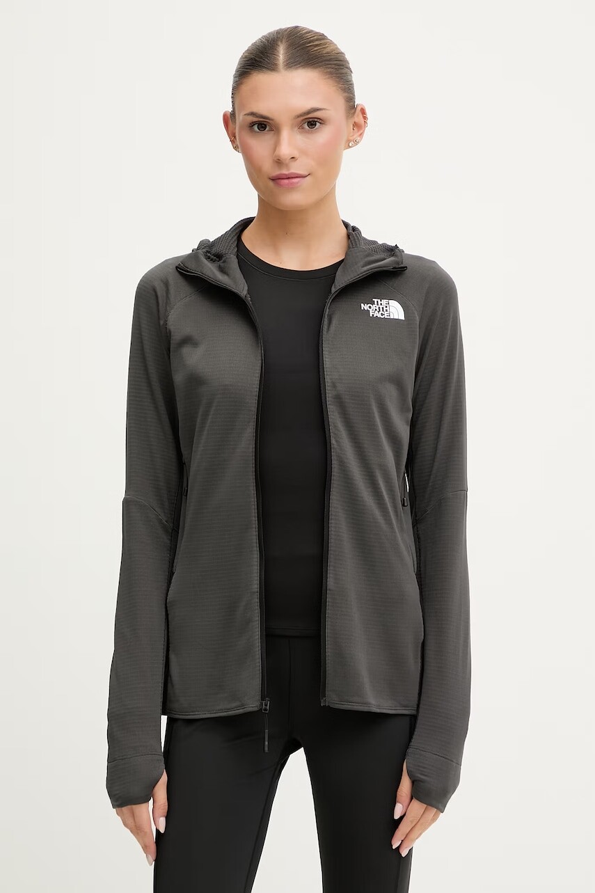 The North Face mikina na zips s kapucňou dámska