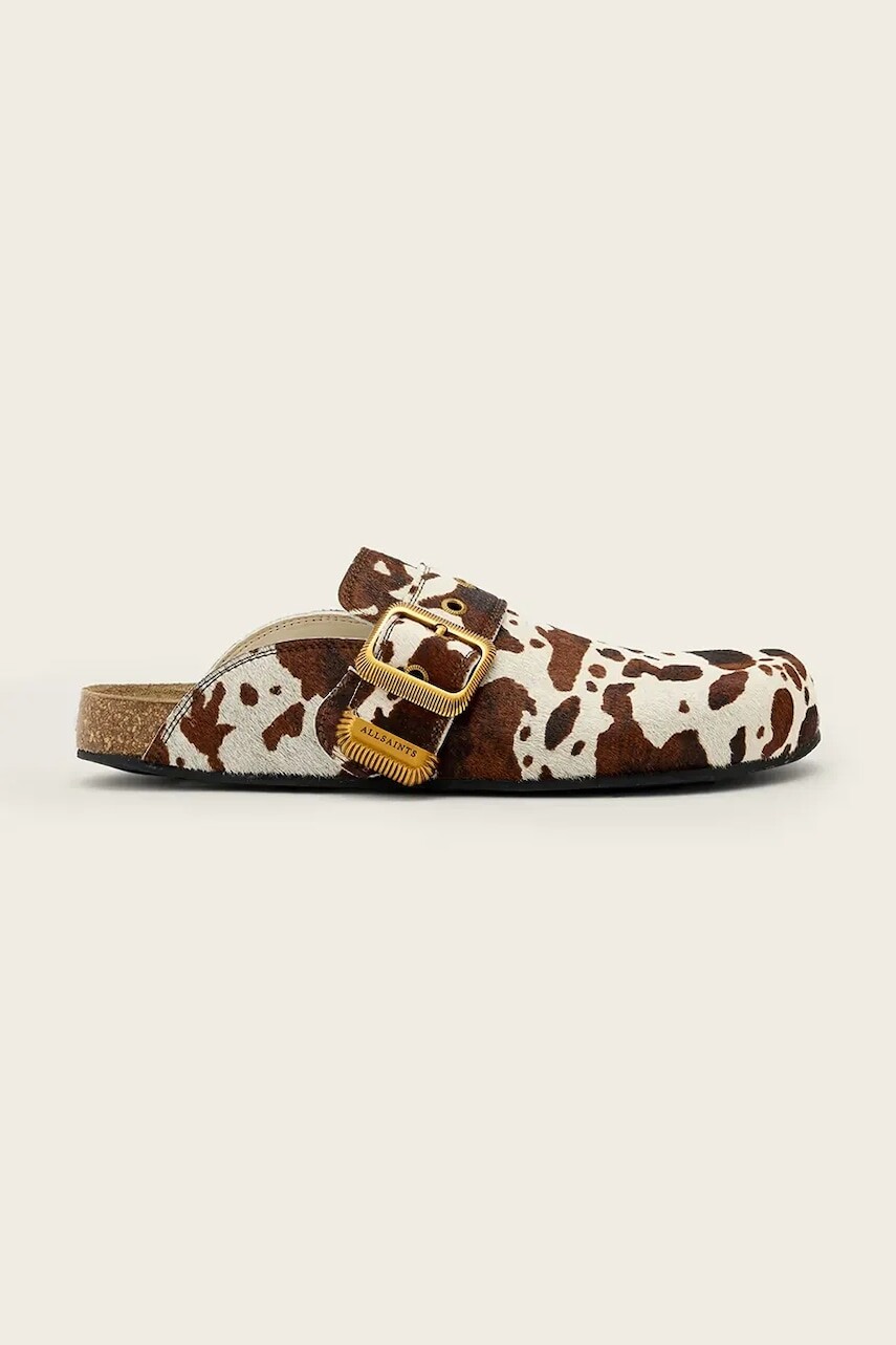 AllSaints šľapky mules dámske kožené Staffa Mule