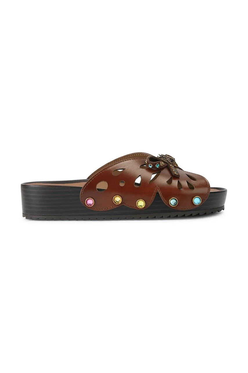 Kurt Geiger London šľapky dámske kožené Boho Butterfly Flat