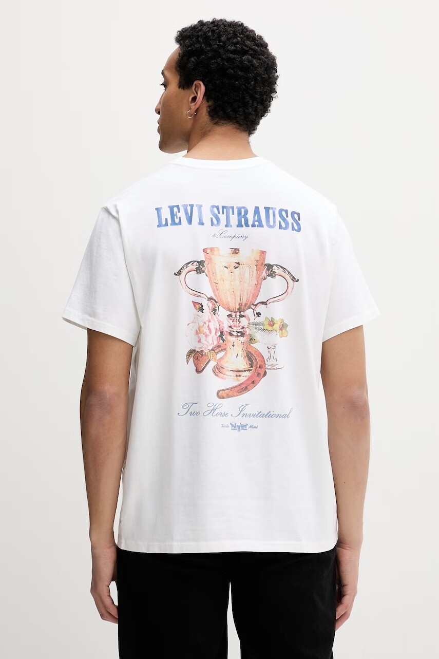 Levi's tričko pánske bavlnené RELAXED FIT TEE