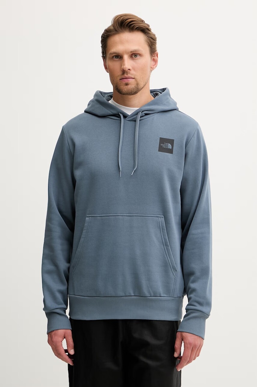The North Face mikina s kapucňou pánska s bavlnou Evolution