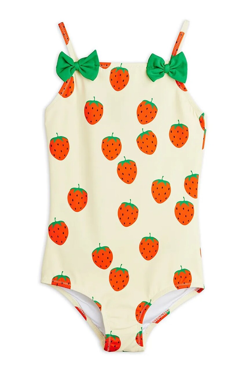 Mini Rodini jednodielne plavky detské Strawberries