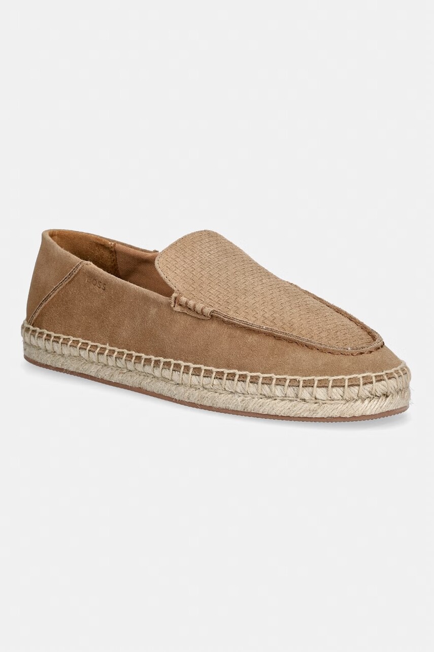 BOSS espadrilky pánske semiš Madeira