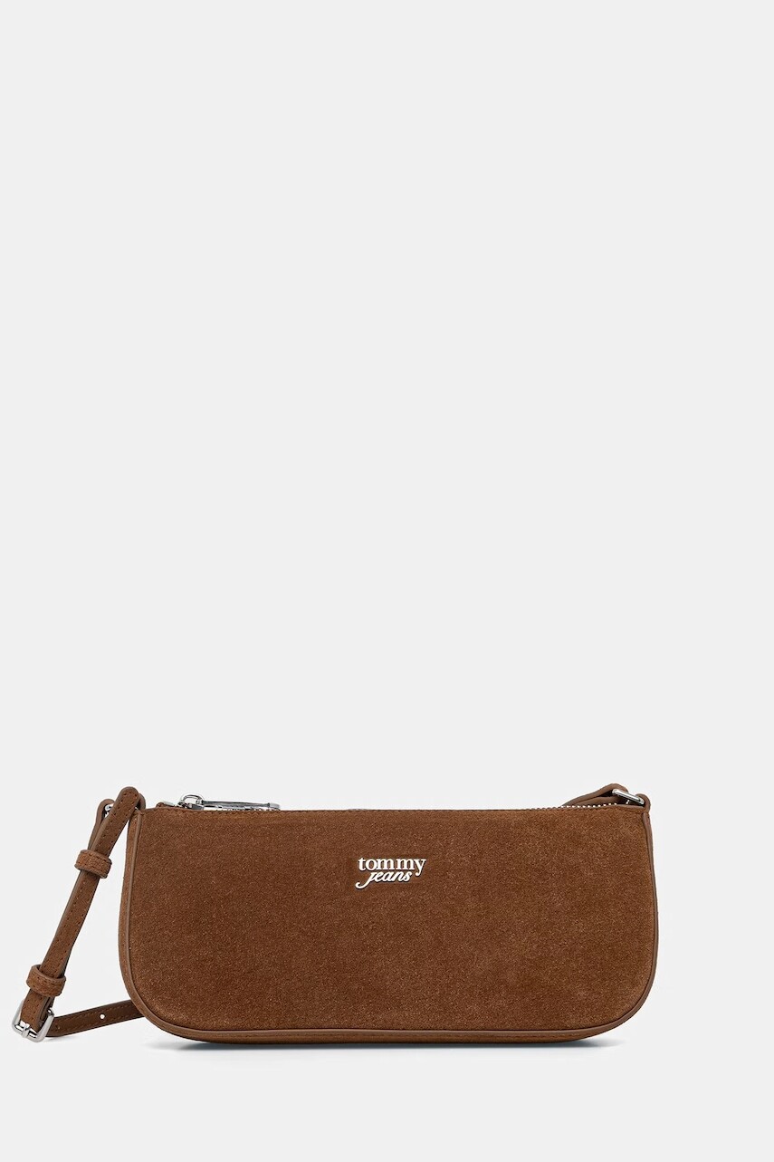 Tommy Jeans kabelka dámska z imitácie semišu