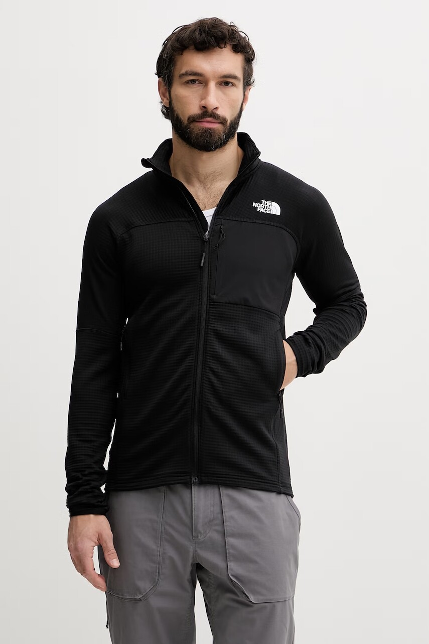 The North Face mikina na zips pánska Powergrid stormgap
