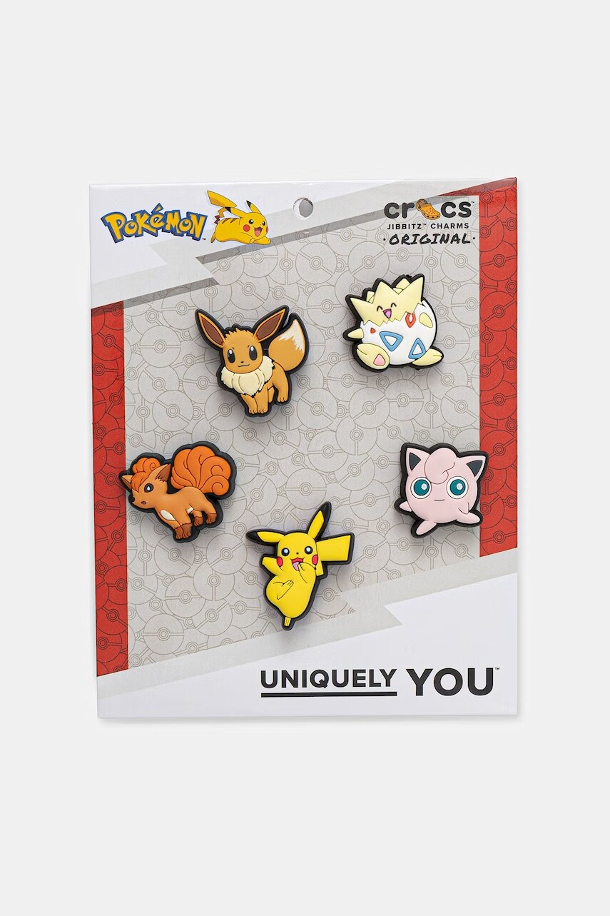 Crocs detské ozdobné odznaky na obuv Pokemon Character 5 Pck