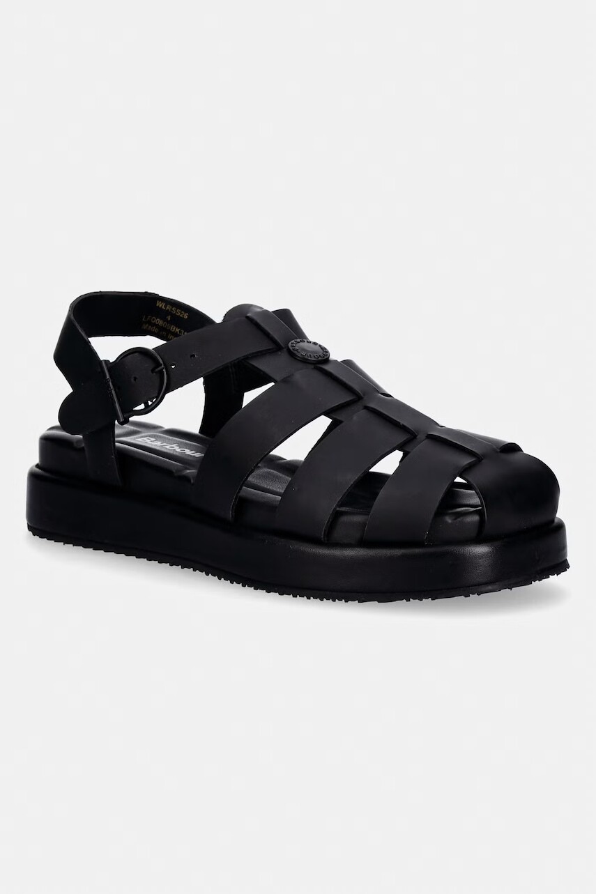 Barbour sandále dámske kožené Hindburn