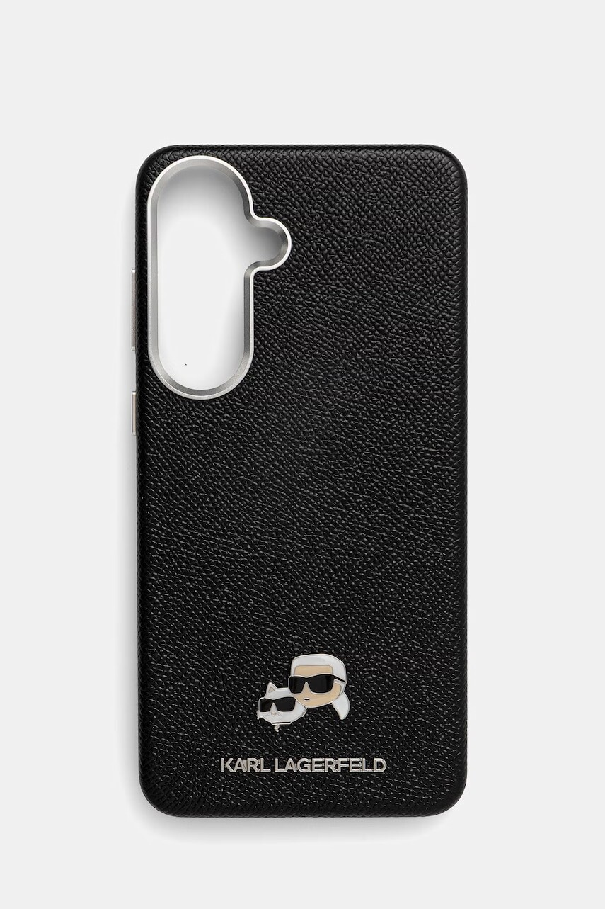 Karl Lagerfeld puzdro na telefón z imitácie kože Samsung Galaxy S26+