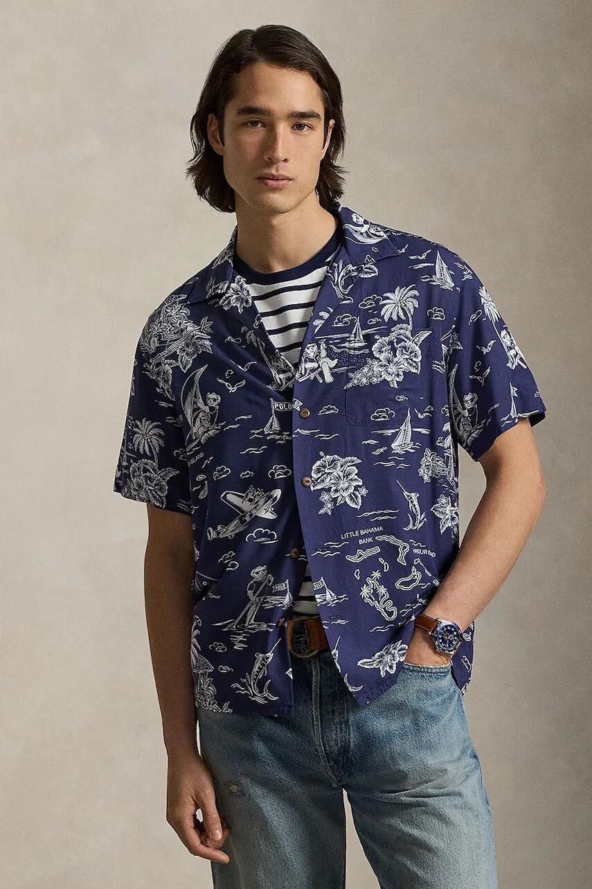 Polo Ralph Lauren košeľa pánska z viskózy