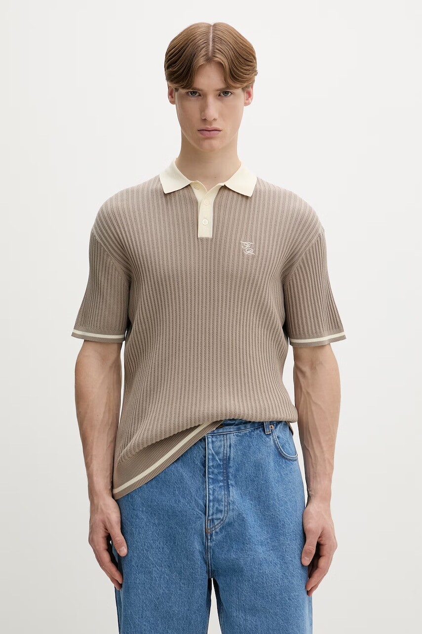 Bavlnené polo tričko Filling Pieces Fine Knit Polo