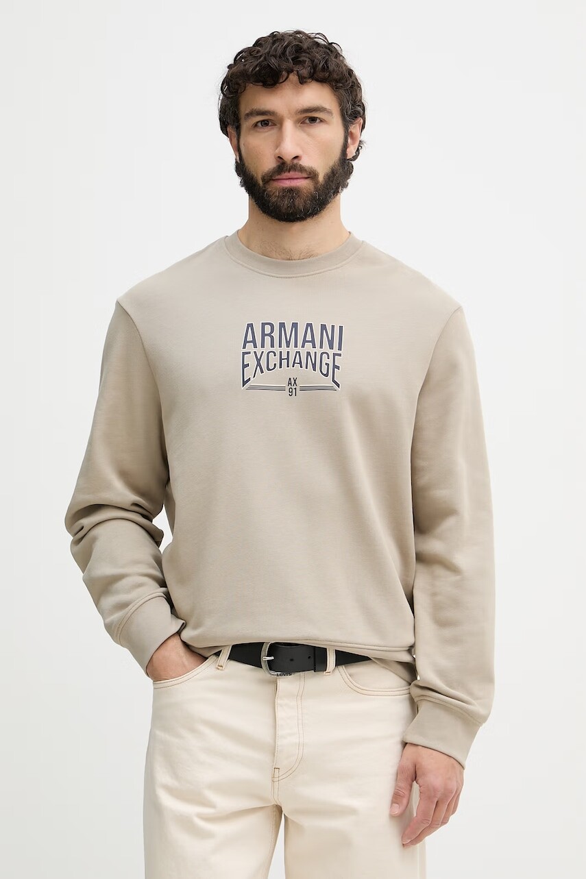 Armani Exchange pánska mikina z bavlny