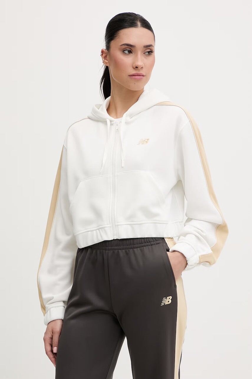 New Balance dámska mikina na zips s kapucňou Interlock Full Zip